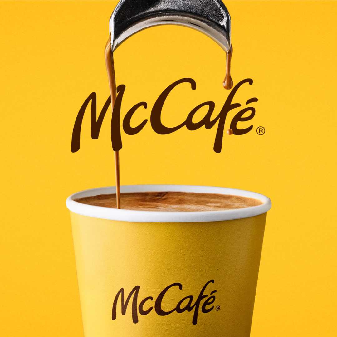 McCafe kaffe i McDonald's i Amager Centret